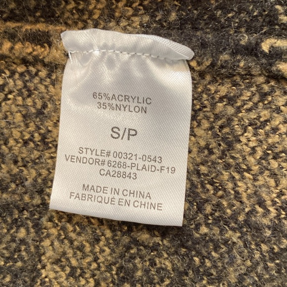 Eclipse - comfy open cardigan sweater/jacket. Size S - Picture 4 of 9